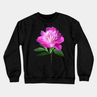 Peonies - One Pink Peony Crewneck Sweatshirt